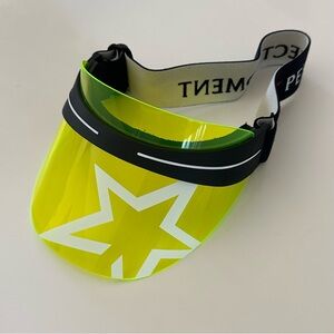 Perfect Moment Neon Yellow Visor Hat NWOT